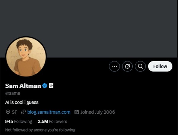 이미지=샘 올트먼 오픈AI CEO X 계정 캡처