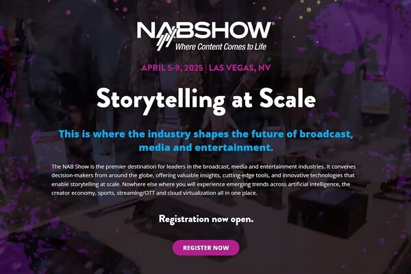 NAB SHOW 소개 페이지(이미지=NAB SHOW 웹사이트 캡처)