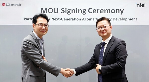 LG이노텍-인텔 'AI 비전' 검사 분야 협력을 위한 MOU 체결 (사진=LG이노텍)