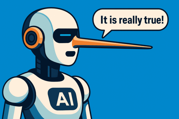 AI도 거짓말을 한다. (이미지=ChatGPT DALL·E)