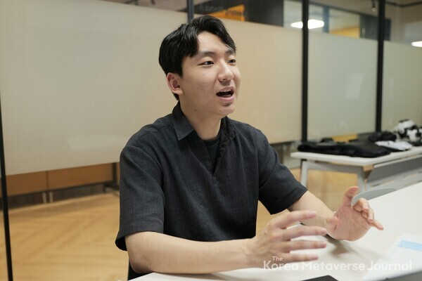 김정현 비햅틱스 기획팀 매니저 (사진=코리아메타버스저널)