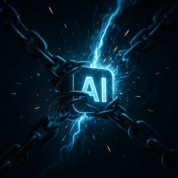 AI가 인간의 통제를 벗어나려 하고 있다.  (이미지=챗GPT 생성) 