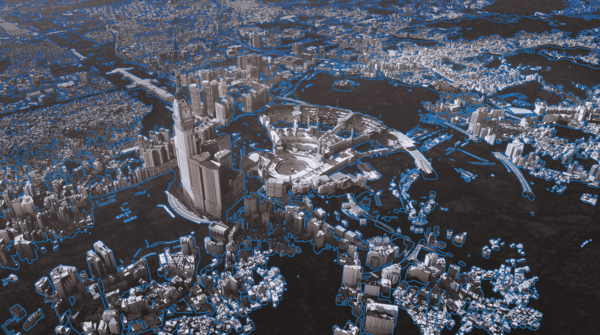 네이랩스가 구현한 사우디아라비아의 대표 도시를 3D로 만든 모습   이미지=네이버랩스