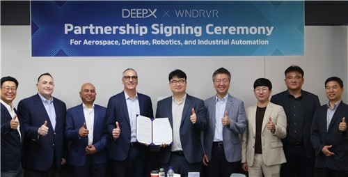 딥엑스-윈드리버, 파트너십 계약 체결  사진=딥엑스 제공, 연합뉴스