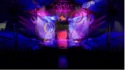 이미지를 클릭하면 태양의 서커스 빅탑 3D공간으로 이동한다. 