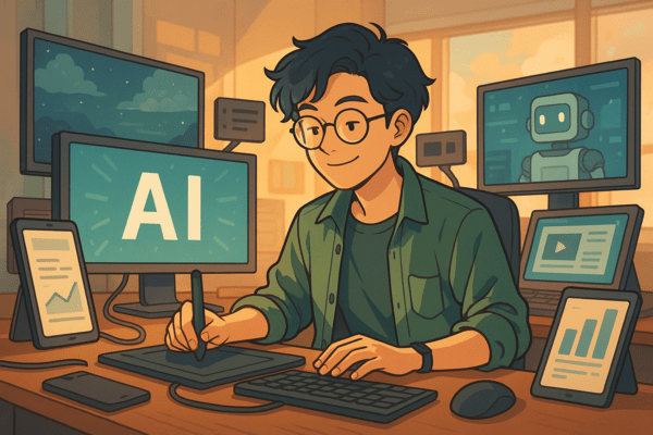 집안에 틀어박혀 밤새 게임을 즐기던 20대가 세계적 히트 영화의 감독이 될 날도 머지않았다. 이미지=챗GPT(DALL-E) 생성  