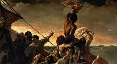 작품 속 희망을 버리지 않고 생존을 위해 몸부림치는 무리