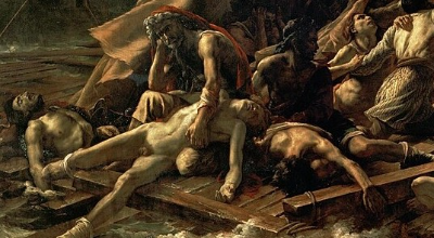 작품 속 희망을 잃거나 이미 숨을 거둔 사람들