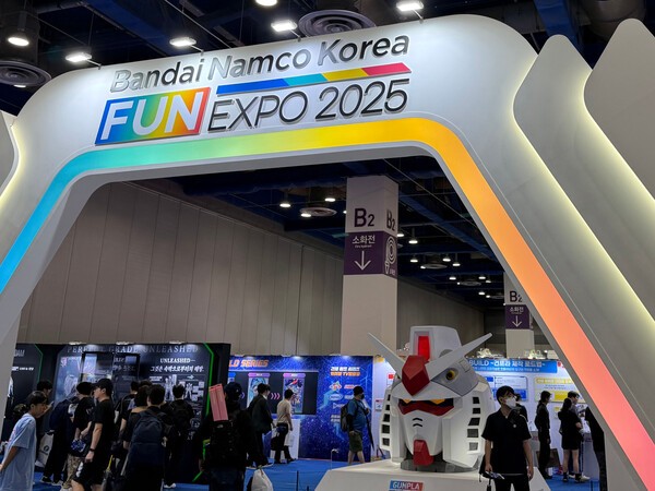 반다이남코코리아 펀 엑스포 2025 전시장 사진=조하연 기자