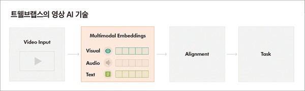 트웰브랩스의 영상 AI 기술 구조도  이미지=트웰브랩스 제공
