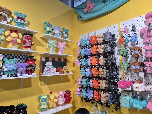 와사비 베어 굿즈 사진=정소희 기자