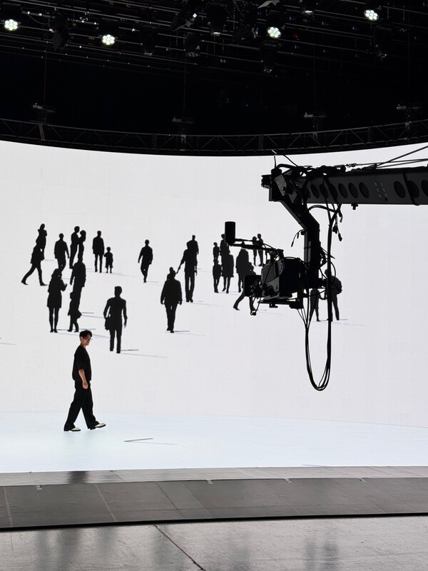 엔피 XR 스테이지에서의 촬영 모습 사진=엔피 제공