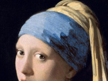 희귀한 블루 안료로 그려진 터번