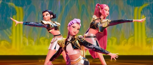 헌트릭스의 공연 모습.  이미지=넷플릭스