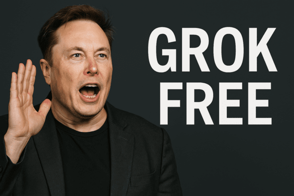 그록4 무료 개방을 선언하며 GPT-5에 맞불을 놓은 일론 머스크.  이미지=GPT-5 생성