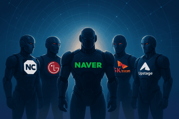 각자 다른 전략으로 K-AI 선발을 위한 경쟁을 진행하고 있다.  이미지=챗GPT 생성