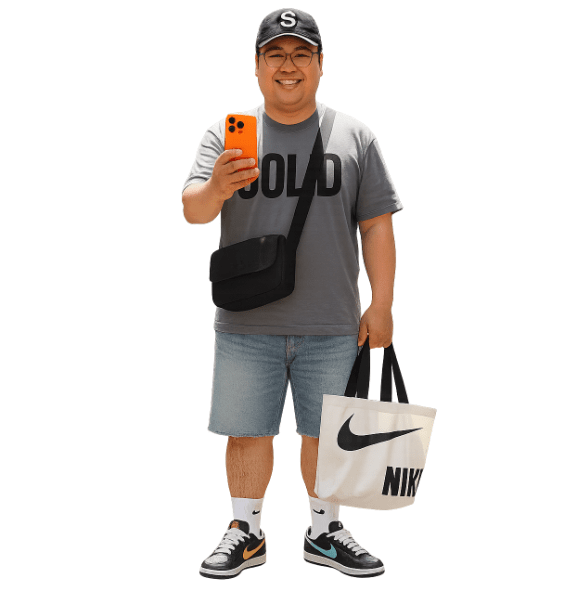 인터넷에서 유행중인 아이폰17 를 구매한 '영포티' 밈