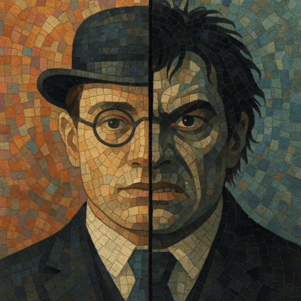 전문경영인 체제의 두 얼굴.  이미지=챗GPT 생성