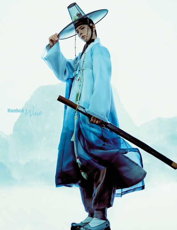 Actor Park Bo-gum in hanbok / Photo=Ministry of Culture, Sports and Tourism