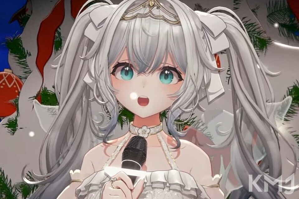 커버곡을 부르는 오요 캡처 (출처 : 오요 공식 유튜브 채널)