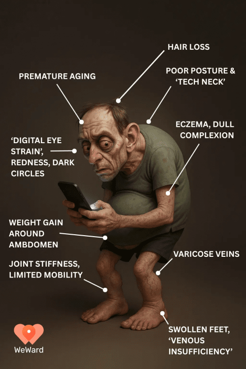 AI가 예산한 2050년 현대인 '샘'의 모습. 이미지=위워드