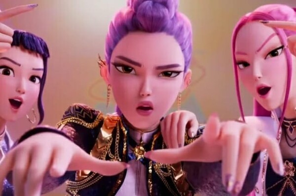 넷플릭스 애니메이션 케이팝 데몬 헌터스 속 헌트릭스의 (왼쪽부터)조이, 루미, 미라.  이미지=넷플릭스