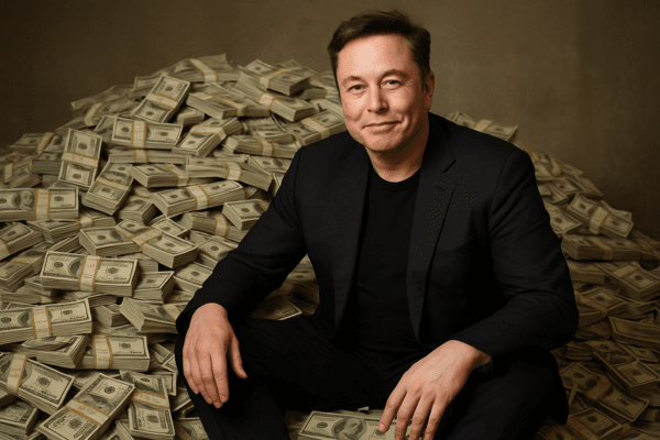 테슬라 주주총회에서 일론 머스크의 1조 달러 인센티브 안이 통과됐다.  이미지=챗GPT 생성