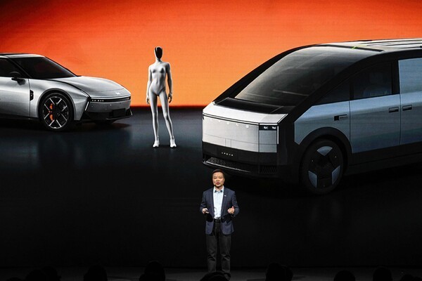 He Xiaopeng, co-founder and CEO of Xpeng. Photo: Guangzhou AFP, Yonhap News