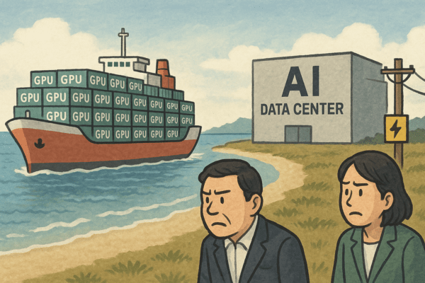 GPU는 확보 했지만 전력이 부족한 한국의 현실.  이미지=챗GPT 생성