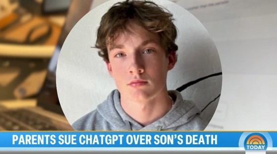 “16-year-old Adam Lane. Photo = NBC News footage”