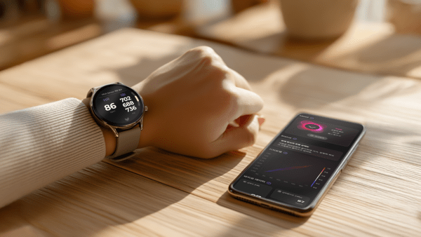 '무아(MUA)'는 모바일과 워치를 연동해 사용자의 생체 데이터를 측정하고, 감정 상태를 분석한다.  사진=엔피 제공