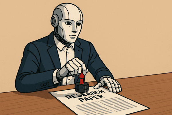 AI가 가짜 논문을 걸려내지 못하는 것으로 드러났다.  이미지=챗GPT 생성