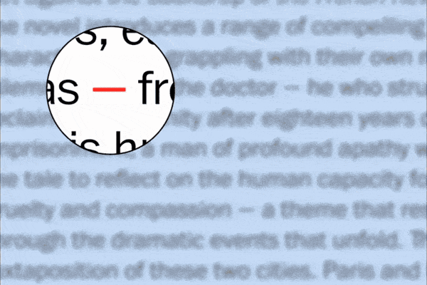 챗GPT가 결과물에서 자주 사용하는 엠대시.  이미지=챗GPT